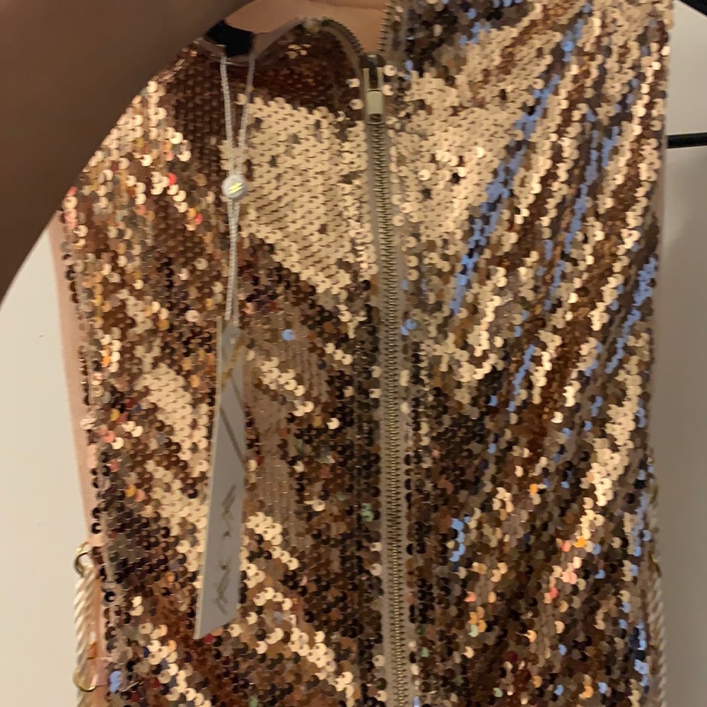 Gold dress
